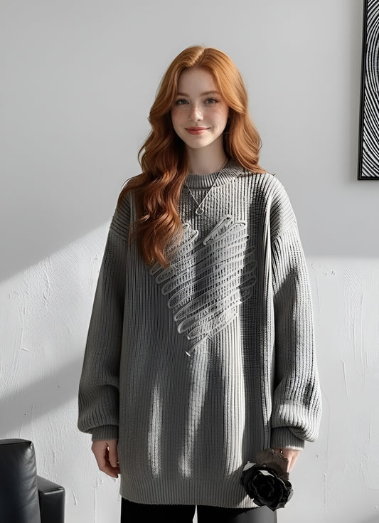 Men’s Knitted Crew Neck Sweater