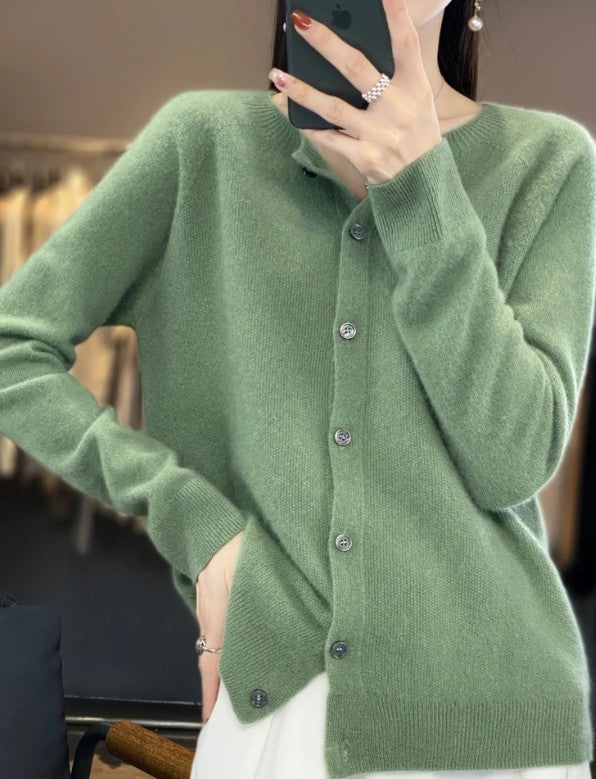 Serene Wool Merino Cardigan