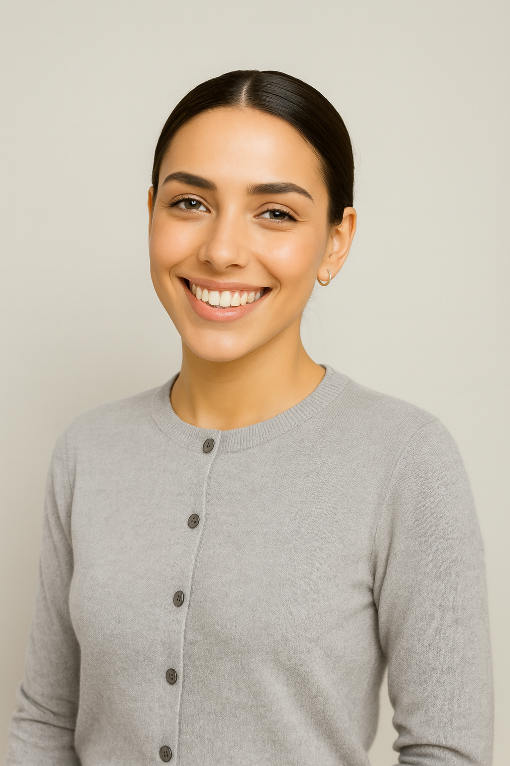 Elegant Worsted Knit Cardigan – Timeless Simplicity Meets Premium Comfort