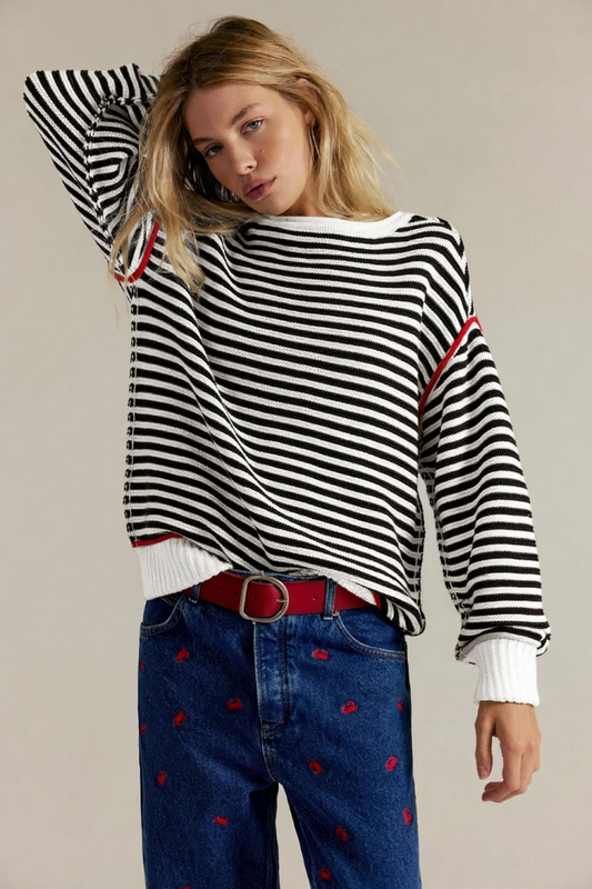 Women’s Striped Knitted Sweater