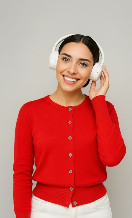 Elegant Worsted Knit Cardigan – Timeless Simplicity Meets Premium Comfort