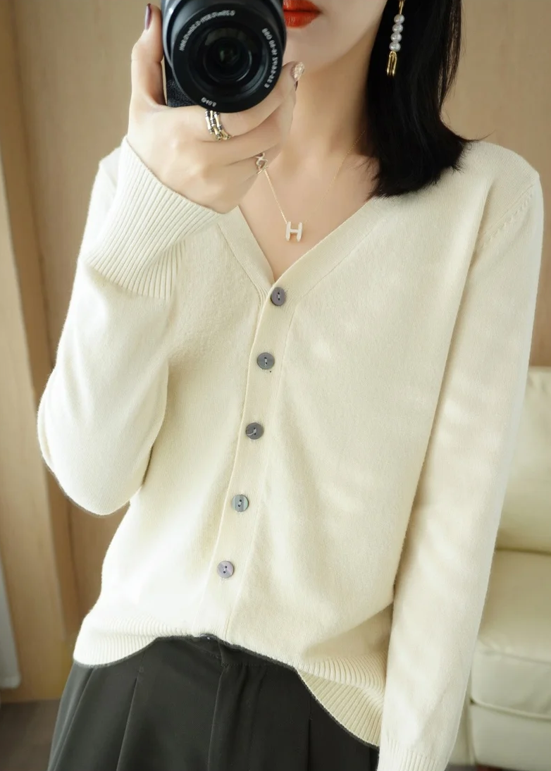 Cashmere Knit Cardigan