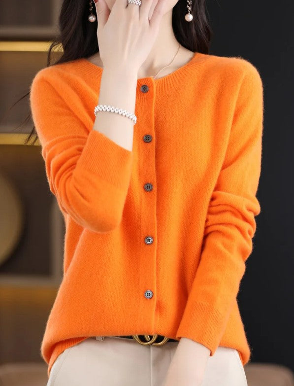 Serene Wool Merino Cardigan