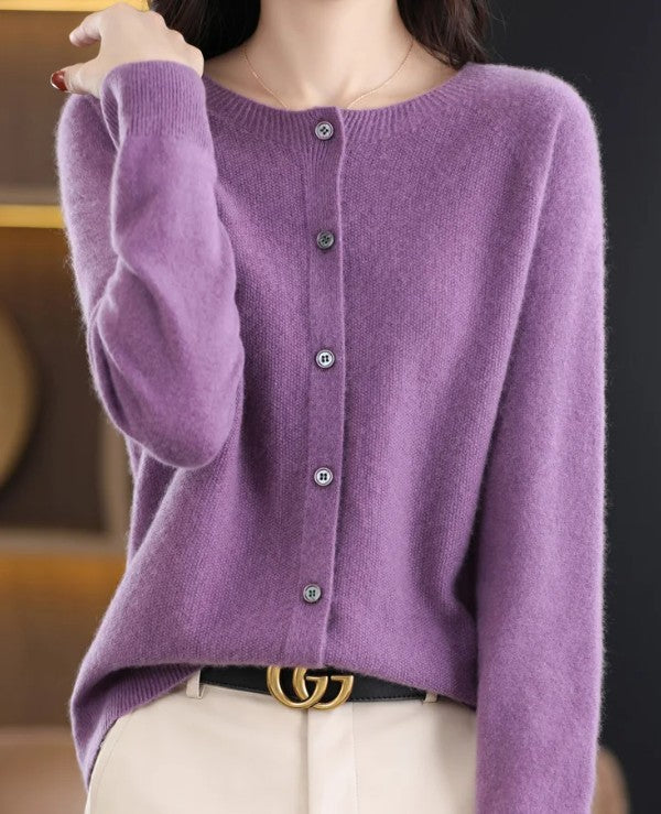 Serene Wool Merino Cardigan