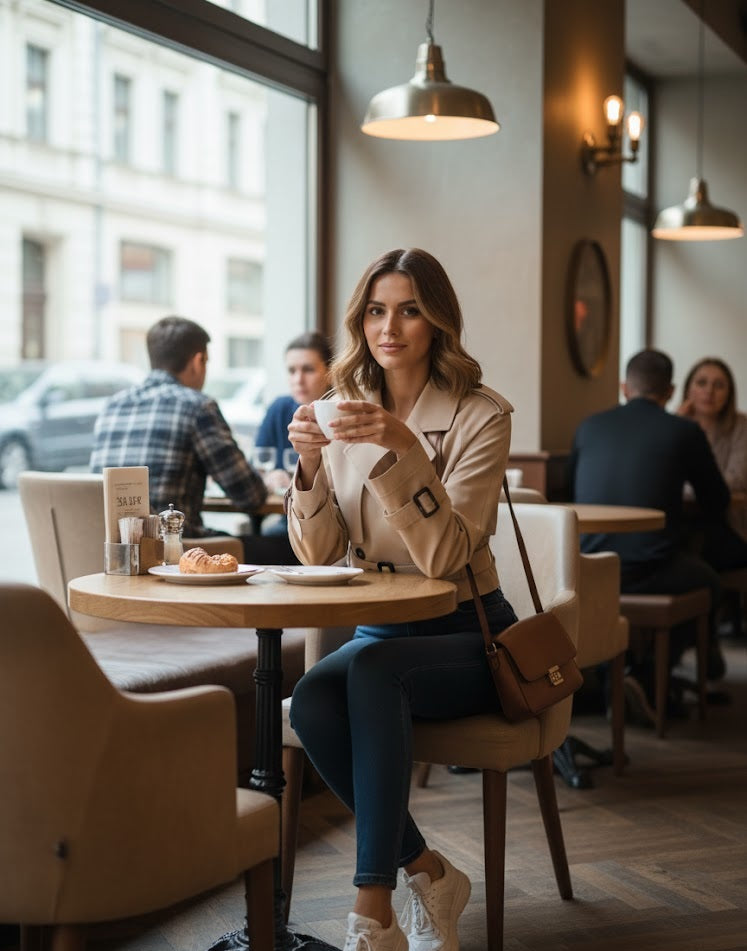 Cropped Belted Jacket
