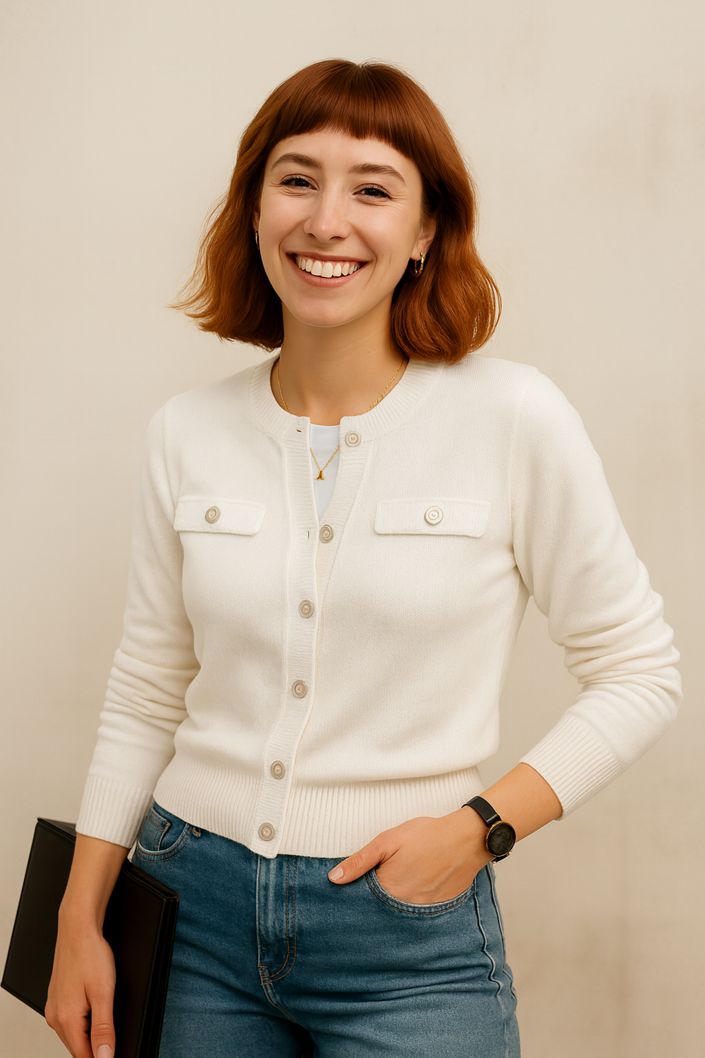 Autumn Chic Cardigan – Korean-Inspired Elegance!