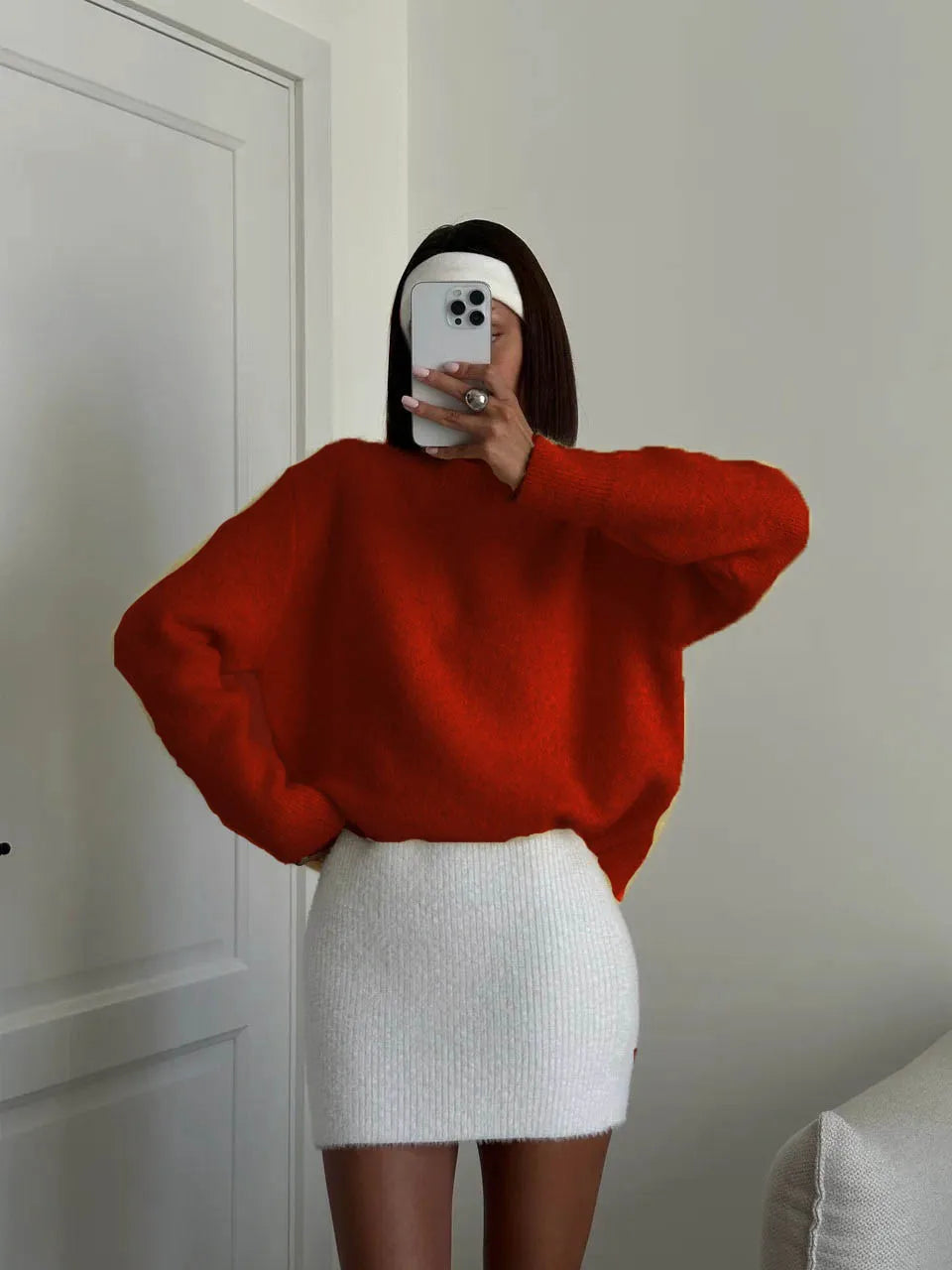 Oversized Wool Knit Sweater