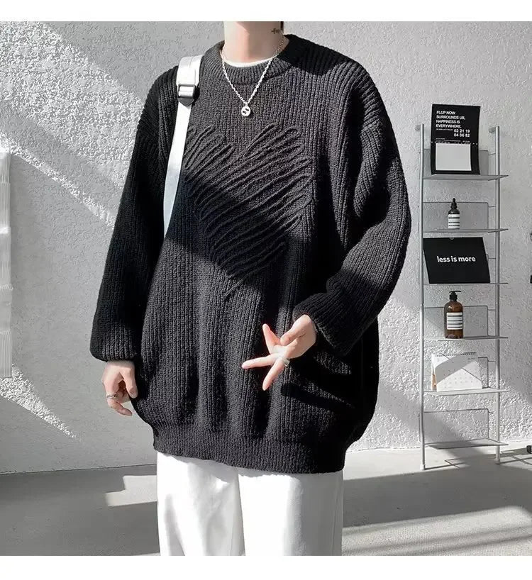 Men’s Knitted Crew Neck Sweater