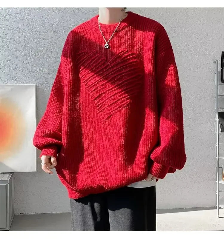 Men’s Knitted Crew Neck Sweater