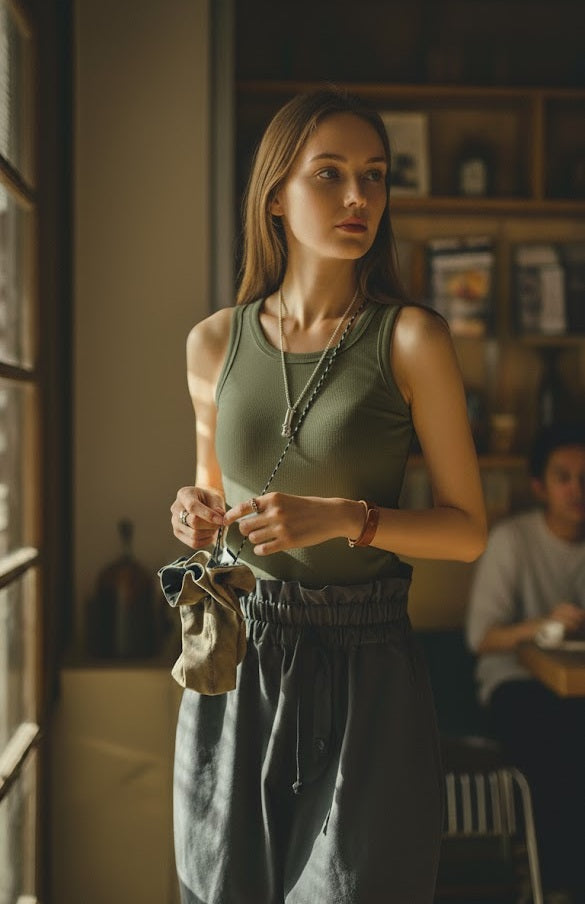 Women’s Solid Slim Fit Vest