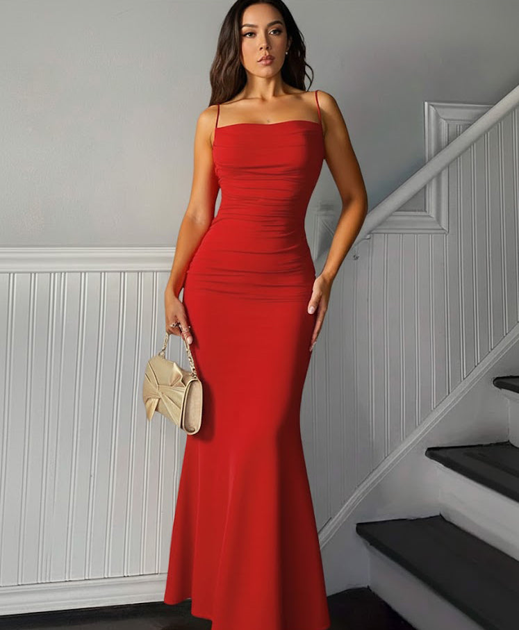 Spaghetti Strap Maxi Dress