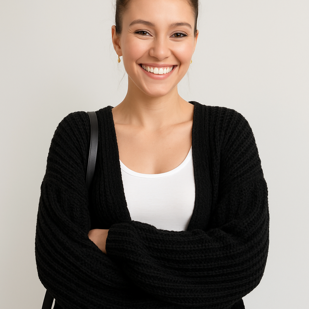 Vintage Harajuku Lantern Sleeve Women’s Cardigan Sweater – Korean Fall Streetwear, Chic Lazy Wind Y2K Style