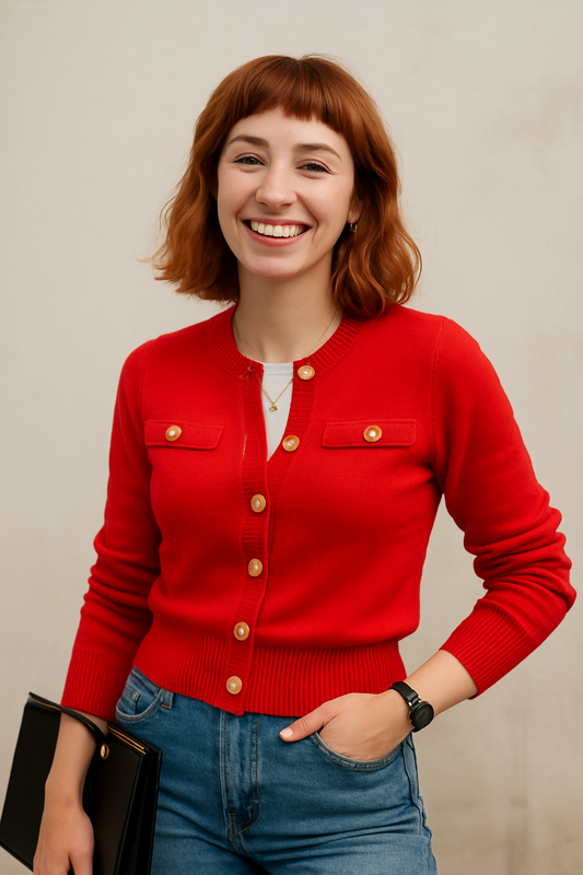 Autumn Chic Cardigan – Korean-Inspired Elegance!