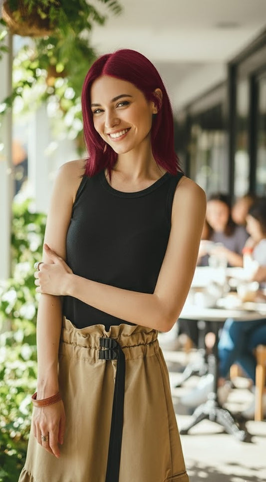 Women’s Solid Slim Fit Vest