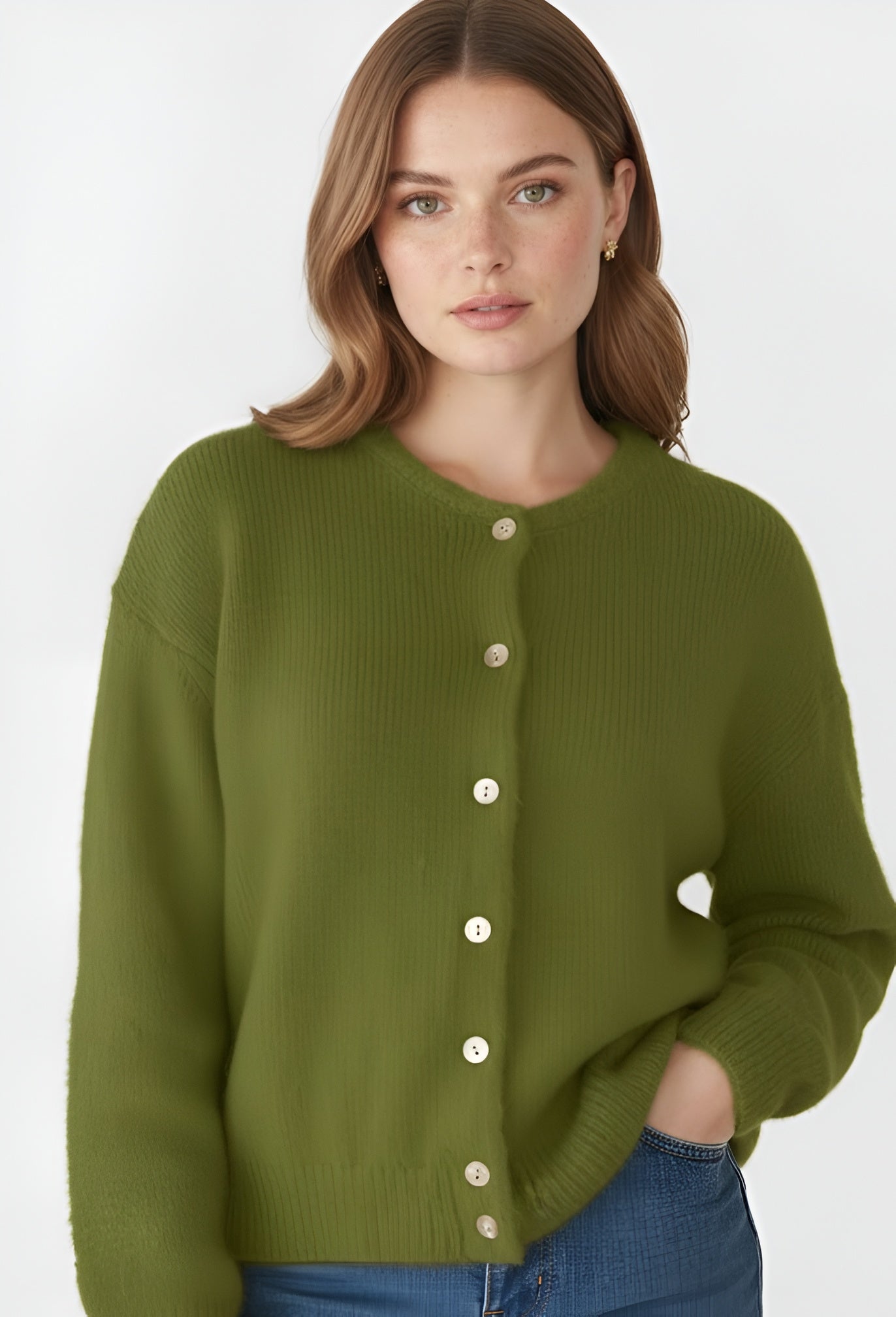 Soft Cashmere Knit Cardigan